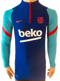 2020-21 FC Barcelona Drill Training Top Player Issue Pre Owned Size S