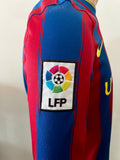 2009-2010 FC Barcelona Home Shirt Lionel Messi Long Sleeve LaLiga Sextuple Pre Owned Size S