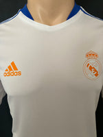 2021-2022 Real Madrid Home Training Shirt Top Staff Mint Condition Size Medium