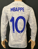 2022-2023 France National Team Long Sleeve Away Shirt Mbappé Mint Condition Size L