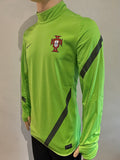 2010-2012 Portugal National Team Drill Top Player Issue Kitroom Green Sponsorless