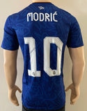 2021-2022 Real Madrid Away Shirt Luka Modrić Champions League Kitroom Player Issue Pre Owned Size 6