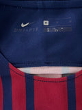 2017-2018 FC Barcelona Home Shirt Andres Iniesta Pre Owned Size M