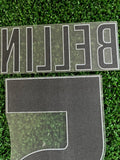 2026-2027 Real Madrid CF Home Name Set and Number Jude Bellingham Cup and Champions Avery Dennison