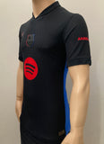 2024-2025 FC Barcelona Away Shirt Player Issue Authentic New BNWT Size S No Kueski No Aplazó