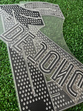 2021-2022 FC Barcelona Home Name Set and Number Frenkie de Jong Player Issue Supercopa Avery Dennison