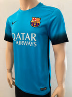 2015-2016 FC Barcelona Third Shirt Messi Pre Owned Size S