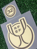 2025-2026 FC Barcelona Away Name Set and Number Fermin Lopez Player Issue Cup Stahls TextPrint