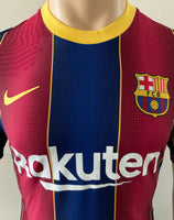 2020-2021 FC Barcelona Home Shirt Champions League Kitroom Player Issue BNWT New Size M