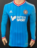 2012-2013 Olympique Marseille Long Sleeve Away Shirt Player Issue Pre Owned Size 8