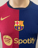 2024-2025 Barcelona Home Shirt Player Issue Authentic Spotify New