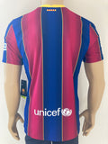 2020-2021 FC Barcelona Home Shirt Player Issue Authentic SAMPLE New BNWT Size (Fitted)