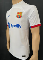 2023-2024 FC Barcelona Away Shirt Player Issue Authentic Pre Owned Size S