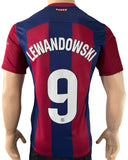 2023-2024 FC Barcelona Home Shirt Robert Lewandowski LaLiga BNWOT Multiple Sizes