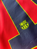 2014-2015 FC Barcelona Away Shirt Messi La Liga Treble Pre Owned Size M