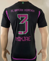 2023-2024 Bayern Munich Away Shirt Minjae BNWT Size XL Kids