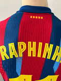 2025-2026 FC Barcelona Fourth Shirt Raphael Dias “Raphinha” Player Issue Authentic Supercopa New BNWT Multiple Sizes
