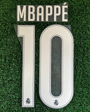 2026-2027 Real Madrid CF Away Name Set and Number Kylian Mbappe Cup and Champions Avery Dennison