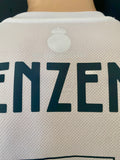 2015-2016 Real Madrid CF Home Shirt Karim Benzema Player Issue Authentic Final Milano Champions