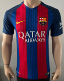 2016-2017 FC Barcelona Home Shirt Lionel Messi Player Issue Authentic LaLiga New BNWT Multiple Sizes