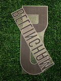 2026-2027 Real Madrid CF Third Name Set and Number Jude Bellingham Cup and Champions Avery Dennison