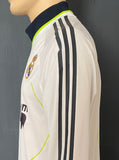 2010 2011 Real Madrid Training Top Long Sleeve Player Issue Kitroom With Sponsors (L)
