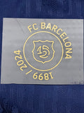 2024-2025 FC Barcelona Home MTD Match Day 125 Anniversary Years Textprint