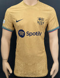 2022-2023 FC Barcelona Away Shirt Araujo Europa League Kitroom Player Issue Mint Condition Size L