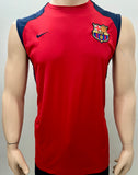 2007-2008 FC Barcelona Training Top Sleeveless Pre Owned