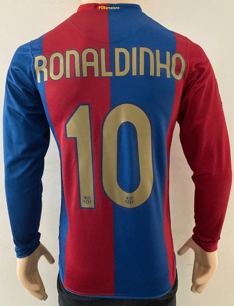 Ronaldinho barcelona shop jersey long sleeve