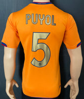 2006-2007 FC Barcelona Away Shirt Puyol LFP Pre Owned Size M