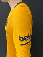 2015-2016 FC Barcelona Away Shirt Lionel Messi Player Issue Kitroom Long Sleeve La Liga New BNWT Size M