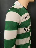 2010-2011 Celtic Glasgow Long Sleeve Home Shirt Kitroom Player Issue Pre Owned Size M