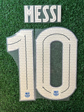 2021-2022 FC Barcelona Home Name Set and Number Lionel Messi  Player Issue Supercopa Avery Dennison