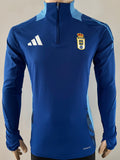 2024-2025 Real Oviedo Home Drill Training Top Sponsorless Pre Owned Size M