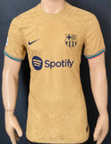 2022-2023 Barcelona Away Shirt Sergio Player Issue Kitroom La Liga Size L