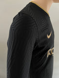 2020-2021 FC Barcelona Away Shirt Player Issue Kitroom Long Sleeve Champions BNWOT size M (Fitted)