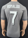 2015-2016 Real Madrid Away Shirt with Sporting ID Ronaldo Name Set New BNWT Size L