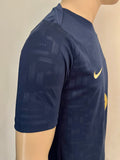 2024-2025 FC Barcelona Home Pre Match Training Player Issue Kitroom 125 Anniversary Worn and Washed Size L