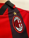 1998-1999 AC Milan Home Shirt Pre Owned Long Sleeve Size XL