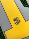 2014-2015 FC Barcelona Home Name Set Reissue Lionel Messi Liga and Champions