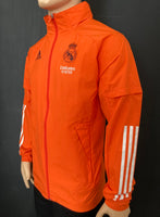 2020-2021 Real Madrid Waterproof Rain Jacket Pre Owned Size S
