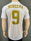 2019 2020 Real Madrid Home Shirt BENZEMA 9 BNWT Size L