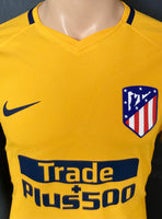 2017-2018 Atlético de Madrid Away Shirt Diego Godín Europa League Kitroom Player Issue Mint Condition Size L