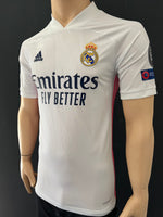 2020-2021 Real Madrid Home Shirt Sergio Ramos Champions League New Size S