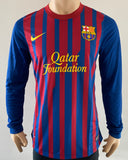 2011-2012 FC Barcelona Long Sleeve Home Shirt Messi Kitroom Player Issue BNWT Size M