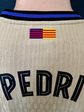 2025-2026 FC Barcelona Away Shirt Pedro Gonzalez “Pedri” Player Issue Authentic Champions League New BNWT Size M