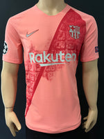 2018-2019 FC Barcelona Third Shirt Lionel Messi Player Issue Authentic Champions New BNWT Size M