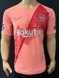 2018-2019 FC Barcelona Third Shirt Lionel Messi Player Issue Authentic Champions New BNWT Size M