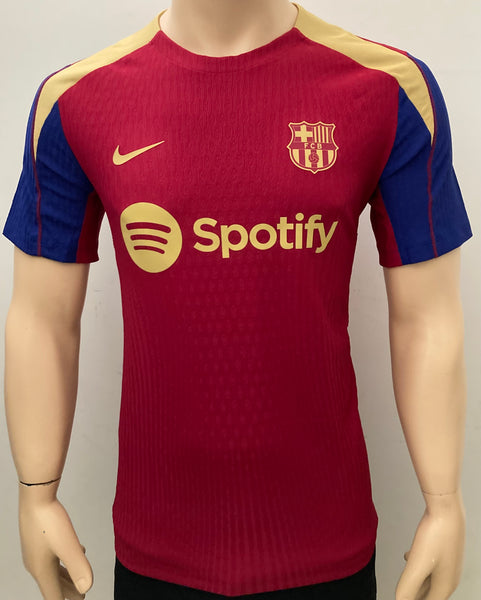 2023-2024 FC Barcelona Training Shirt Player Issue Kitroom Worn and Washed Size M